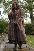 Paloma Dusk Premium Faux Fur Coat Chocolate /20=